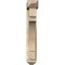 Ekena Millwork Merced Arts and Crafts Rough Sawn Bracket w/ Offset Brace, Douglas Fir, 6"W x 26"D x 38"H BKT0604X26X38MRC03RDF - alternate 3